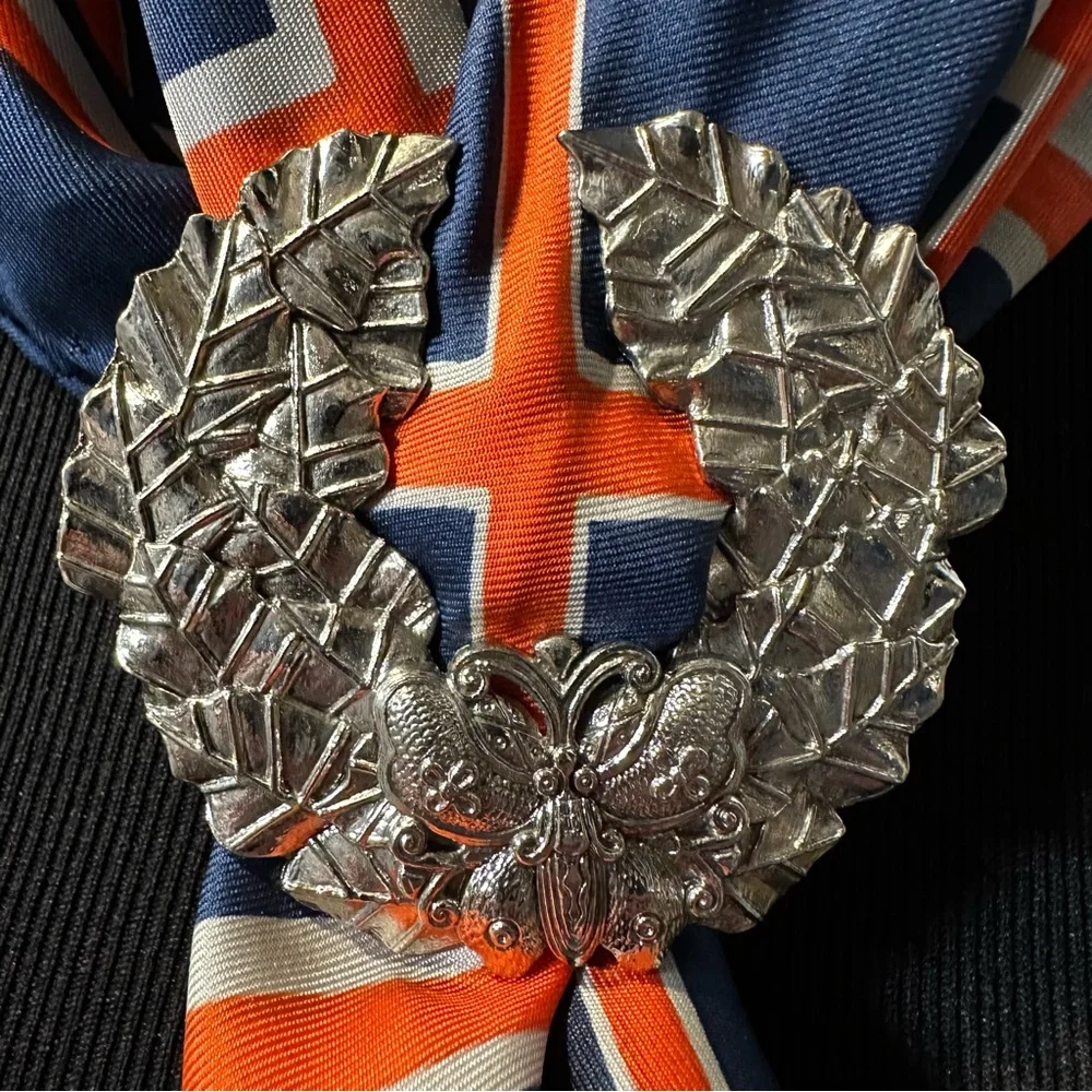 Sylvia Dahl Wreath Scarf Clip